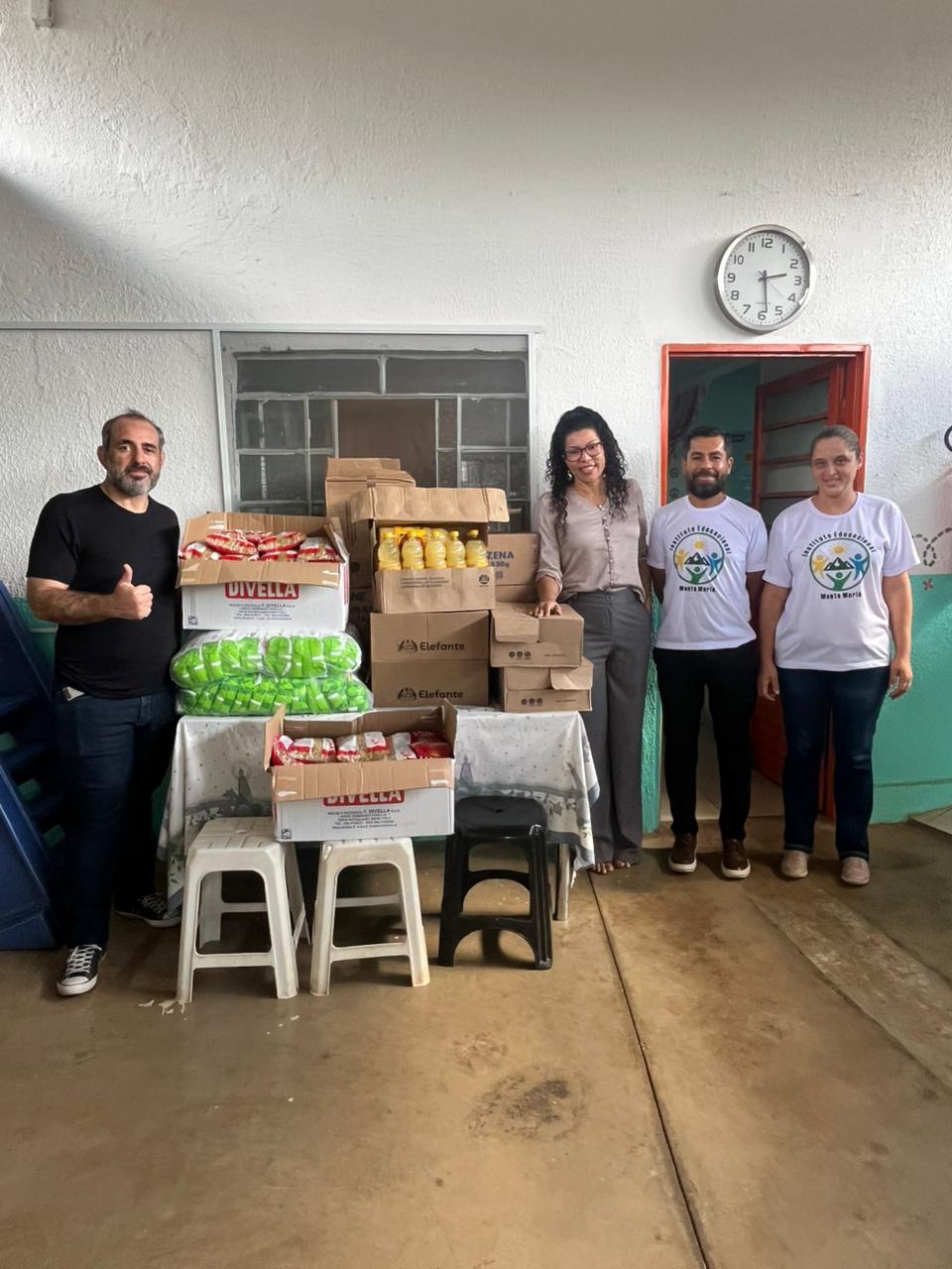 Foto da entrega