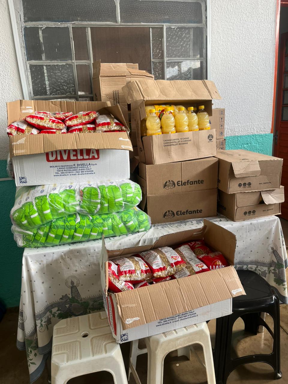 Produtos doados